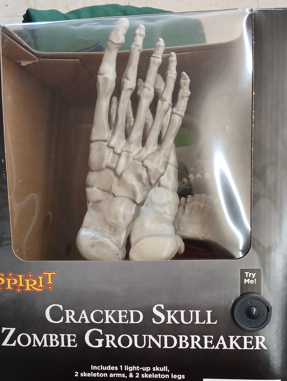 Spirit White Skeleton Legs Halloween Groundbreaker Decoration